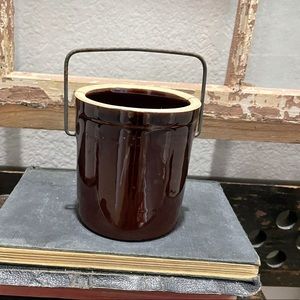 Vintage brown crock